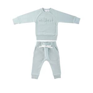 Jamie Kay Wildest Sweatshirt & Sweatpants Outfit Set Blue Size 8Y